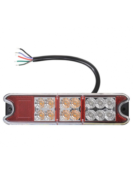 4-Funktions-Rücklicht 192x51mm 18LED