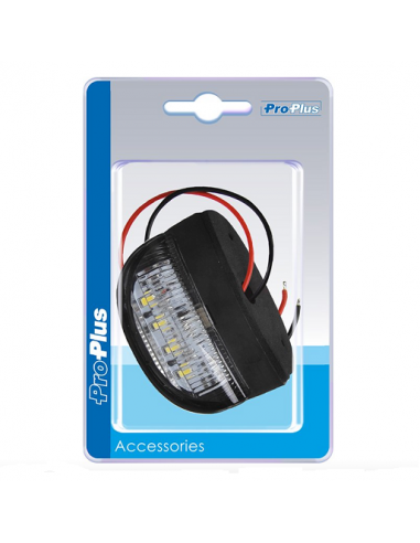 Luz para la matrícula de 72x50mm 4 led