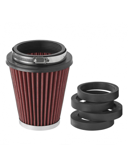 Filtro de ar esportivo vermelho universal Pro Plus