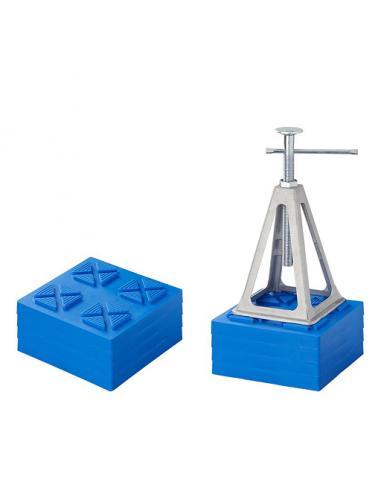 Set di livellamento con stabilizzatore angolare per roulotte e camper