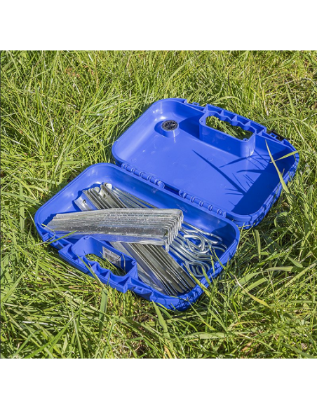 Storage box for pegs