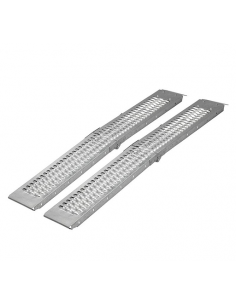 Stainless steel loading ramp 180 x 22.5 cm 2 units