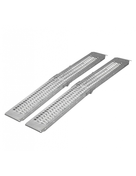Rampe de chargement en acier inoxydable 180 x 22,5 cm 2 unités
