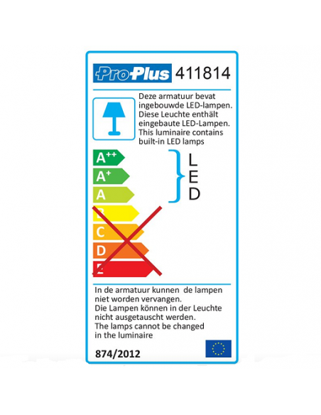 Plafonnier circulaire 42-leds 12V 840lm