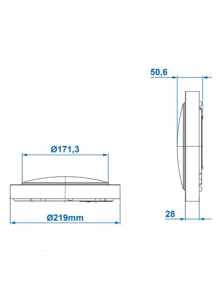 Circular soffitto 42-leds 12V 840lm