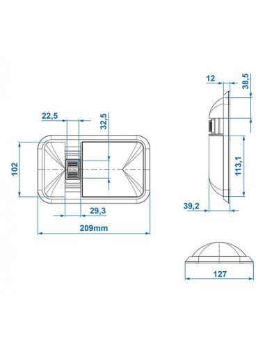 Lámpara de superficie 24 leds 12V 320lm Pro Plus
