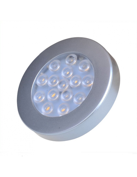 Spot light for surface 15-leds 12V 200lm Ø70x12mm Pro Plus