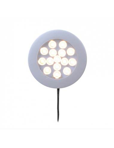 Spot light for surface 15-leds 12V 200lm Ø70x12mm Pro Plus