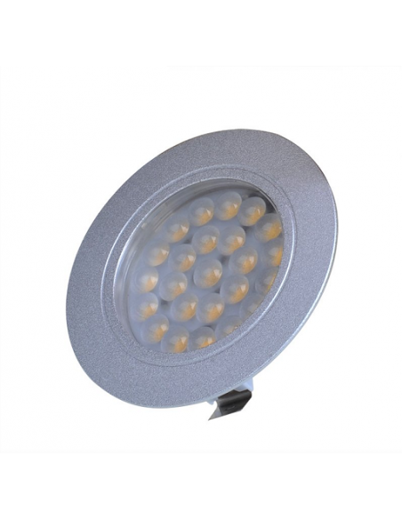 Luz led para empotrar 24-leds 12V 220lm Ø65x11mm Pro Plus