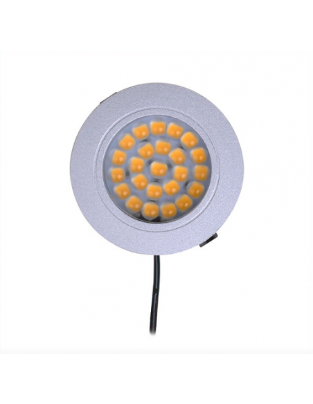 Luz led para empotrar 24-leds 12V 220lm Ø65x11mm Pro Plus
