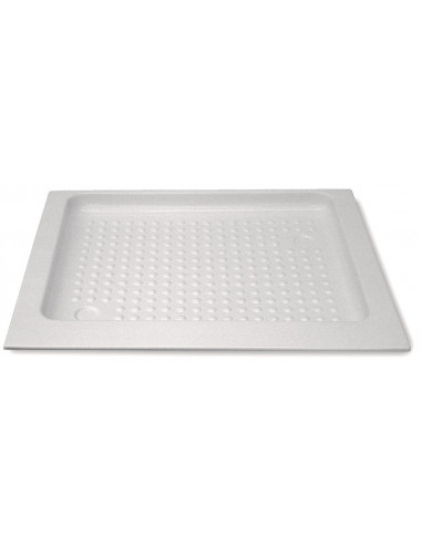 Base de duche 830 x 670 mm Branco