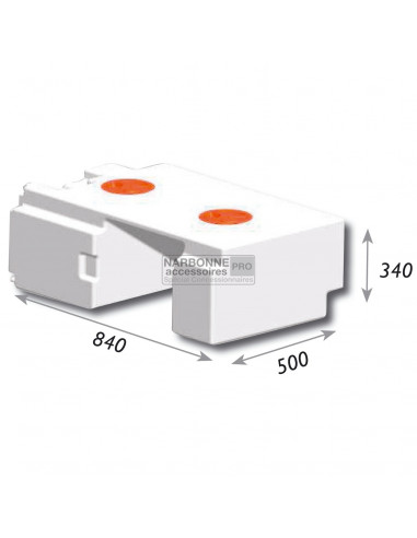 Serbatoio acqua 111 litri Boxer/Jumper/Ducato prima del 2006
