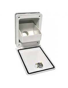Caja exterior con boca de entrada de agua externa Carysan