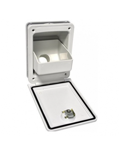 Caja exterior con boca de entrada de agua externa Carysan