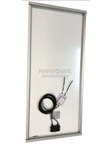 Panneau solaire Flat Inovtech 110W avec régulateur et presse-étoupe