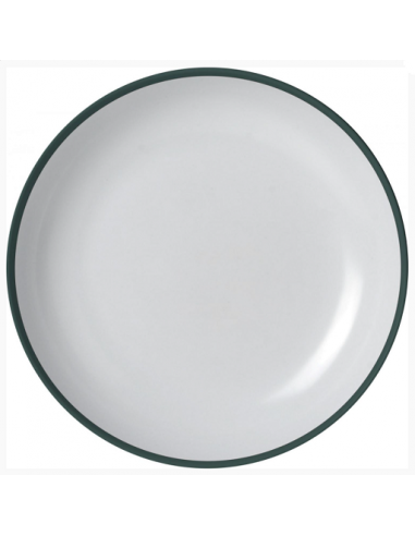 Flacher Teller 25 Ø Melamin Brunner