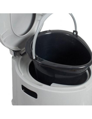 WC portátil Optiloo de Brunner de 7 litros con asiento y tapa
