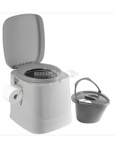 WC portátil Optiloo de Brunner de 7 litros con asiento y tapa