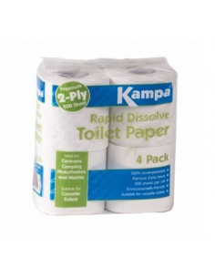 Papel higienico especial WC Químico Kampa/Dometic 4 unidades