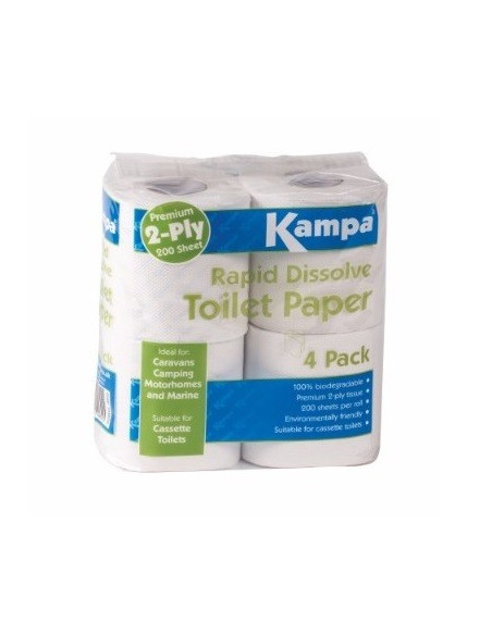 Papel higiênico químico especial Kampa/Dometic 4 unidades