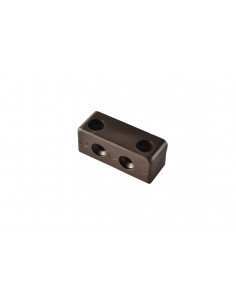 Escuadra anclaje marrón  rectangular para mueble de caravana