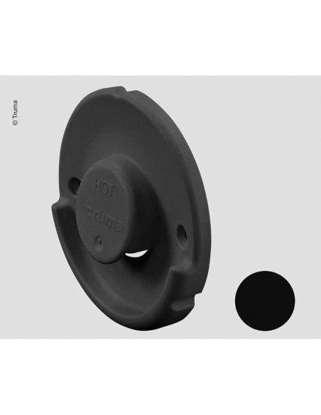 Truma gas evacuation chimney black cover