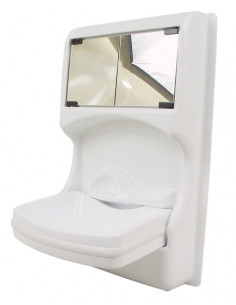 Lavabo Plegable con espejo y armario