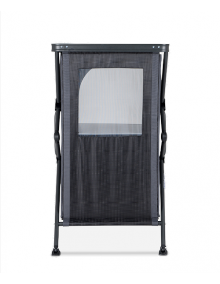 Ultraschneller Aufbau Crespo Kleiderschrank aus Aluminium