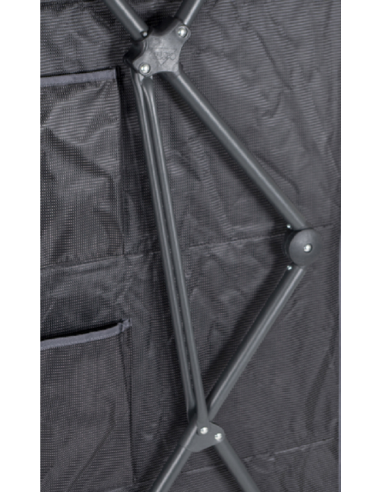 Ultraschneller Aufbau Crespo Kleiderschrank aus Aluminium