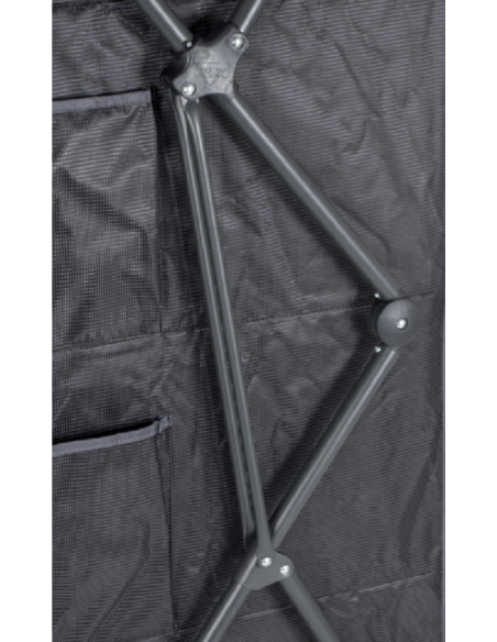 Ultraschneller Aufbau Crespo Kleiderschrank aus Aluminium