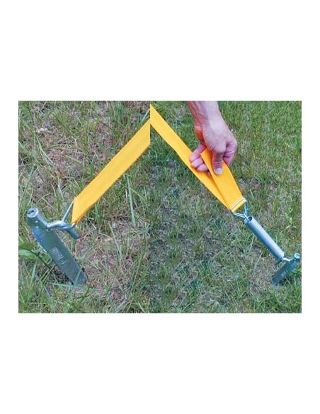 Set of 4 Tie Down pieces awning fixing straps, Fiamma