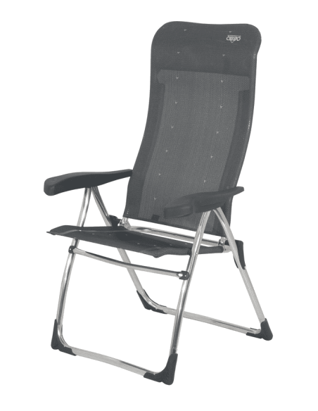 Anthracite Gray Aluminum Folding Multifiber Chair Crespo