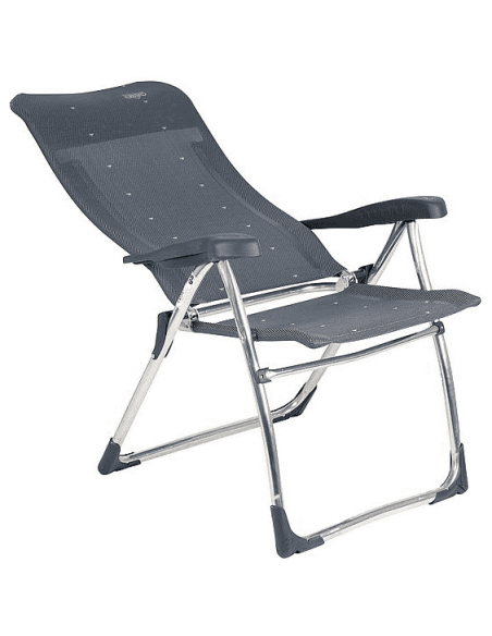 Anthracite Gray Aluminum Folding Multifiber Chair Crespo