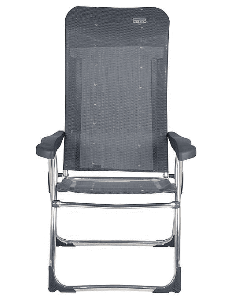 Anthracite Gray Aluminum Folding Multifiber Chair Crespo