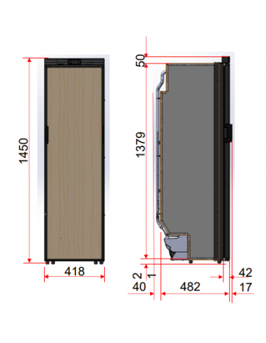 Frigo Freeline Slim webasto SLIM 140 12V