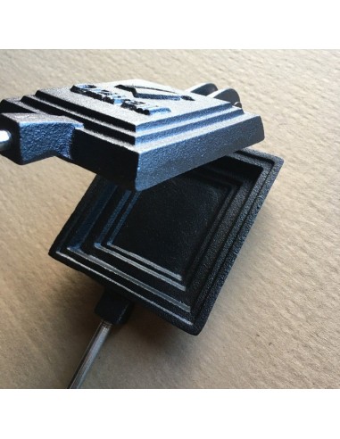 Individueller Sandwichmaker aus Gusseisen für Feuer