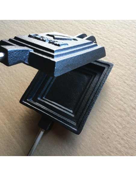 Individueller Sandwichmaker aus Gusseisen für Feuer