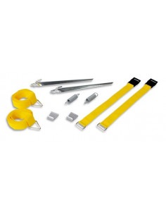 Set 8 Stück Tie Down S gelbe Befestigungsgurte von Fiamma