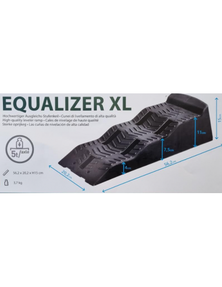 Calços niveladores Brunner Equalizer XL 5t.