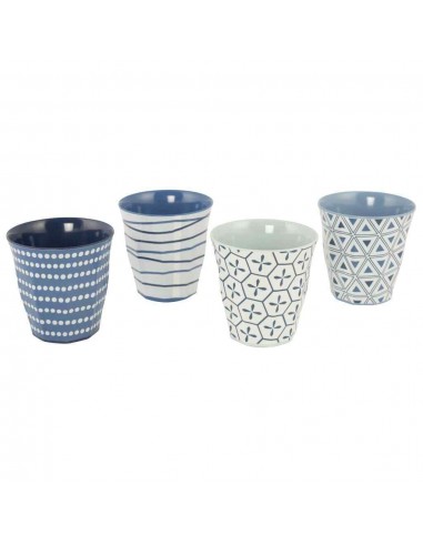 Mix Blue Melamine Blue 16-Piece Dinnerware Set. Bo-Camp