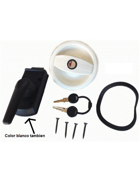 Security lock-White Color Security lock-White Color