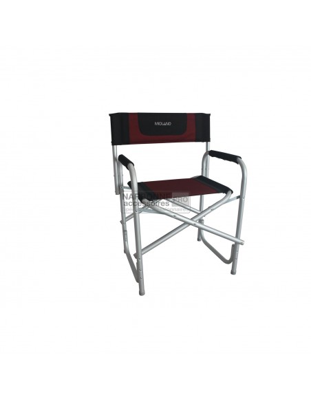 Red aluminum director's chair Midland
