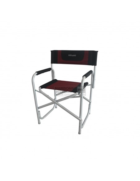 Red aluminum director's chair Midland