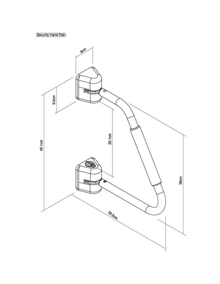 Als Sicherheit Thule Security Hand Rail