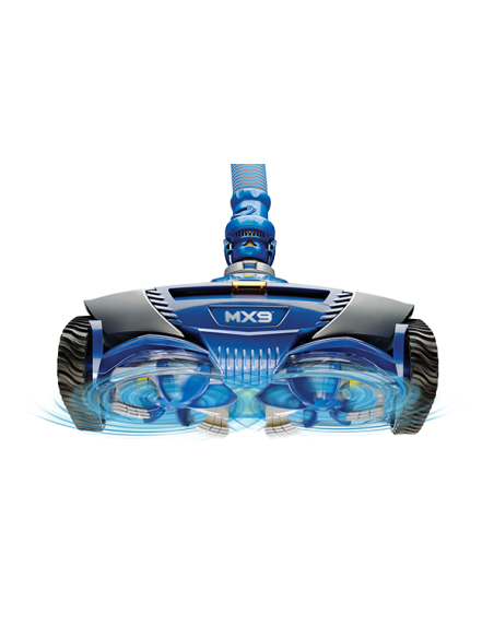 Zodiac MX9 Octopus limpador de piscina automático com escovas ativas