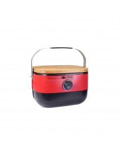 Barbacoa mini BBQ cesta portátil para cartucho de gas.