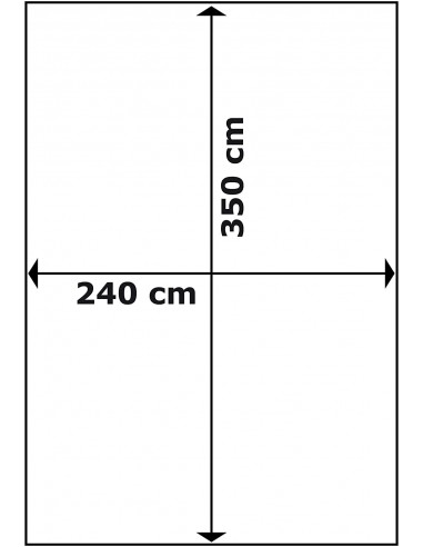 Auvent léger 350 x 240 cm Bo-Camp.