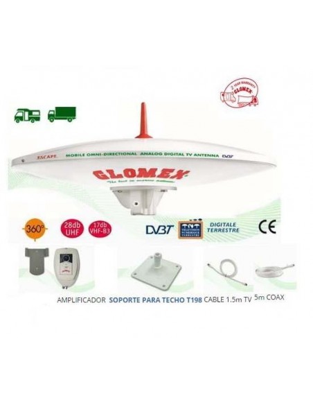 Antena glomex omnidirecional Oasis Antena glomex omnidirecional Oasis