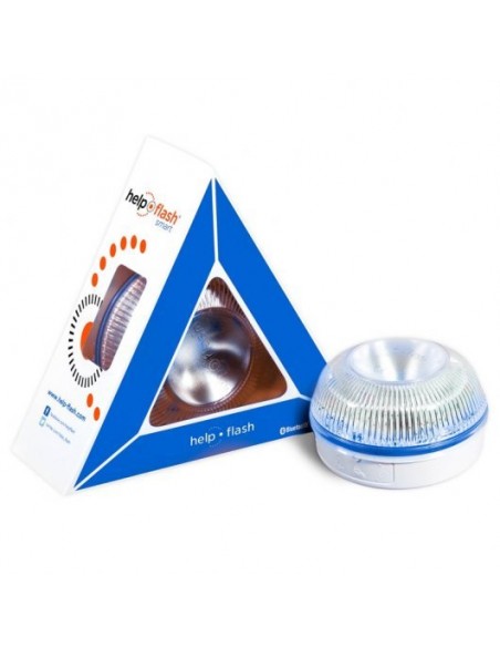 Ajuda Flash Smart V16 Bluethooth Luz de Emergência com Base Magnética Aprovada pela DGT