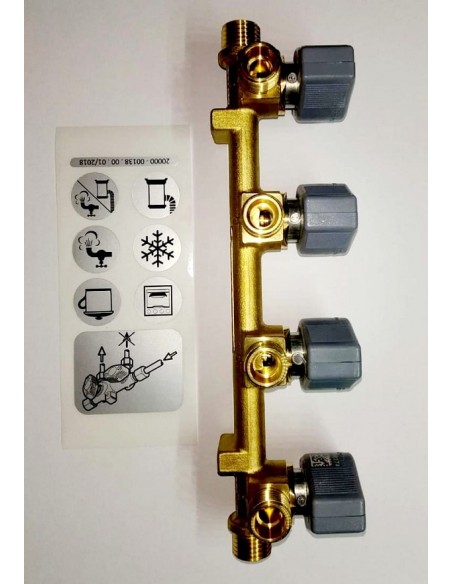 Valvole a 4 vie con chiusura rapida Truma